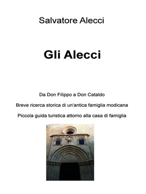 cover image of Gli Alecci